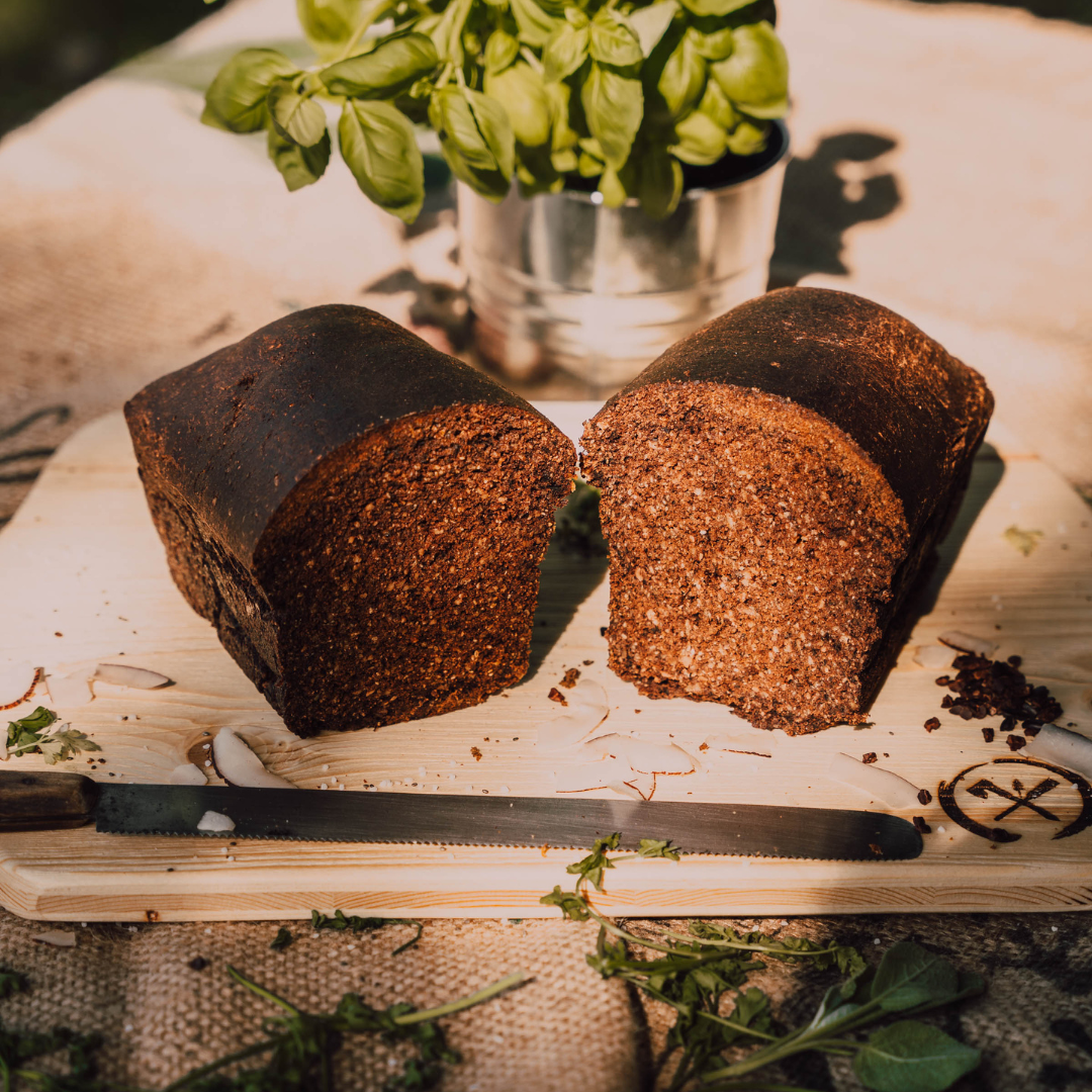 Cocos-Kakao-Hüttenkäse-Brot