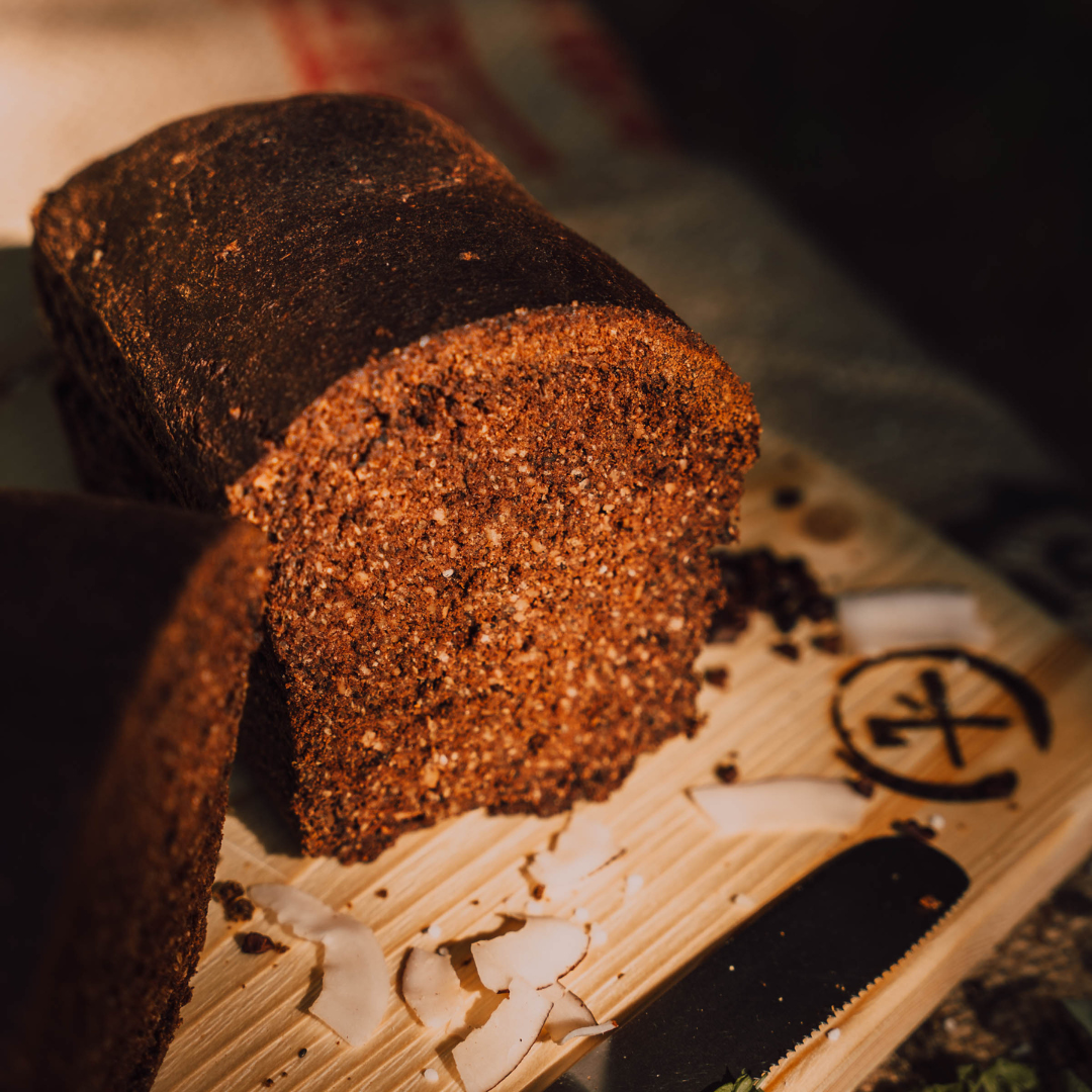 Cocos-Kakao-Hüttenkäse-Brot