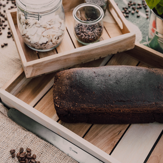 Cocos-Kakao-Hüttenkäse-Brot