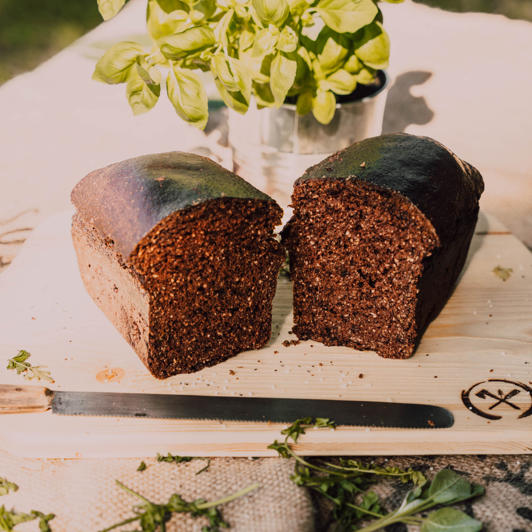 Walnuss-Kakao-Cocosmilch-Brot