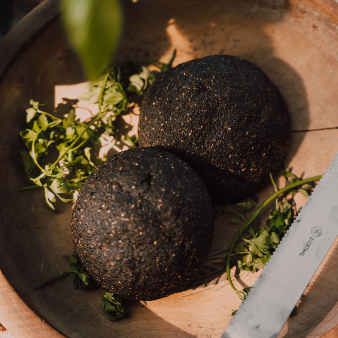 Cocos-Chlorella-Brötchen