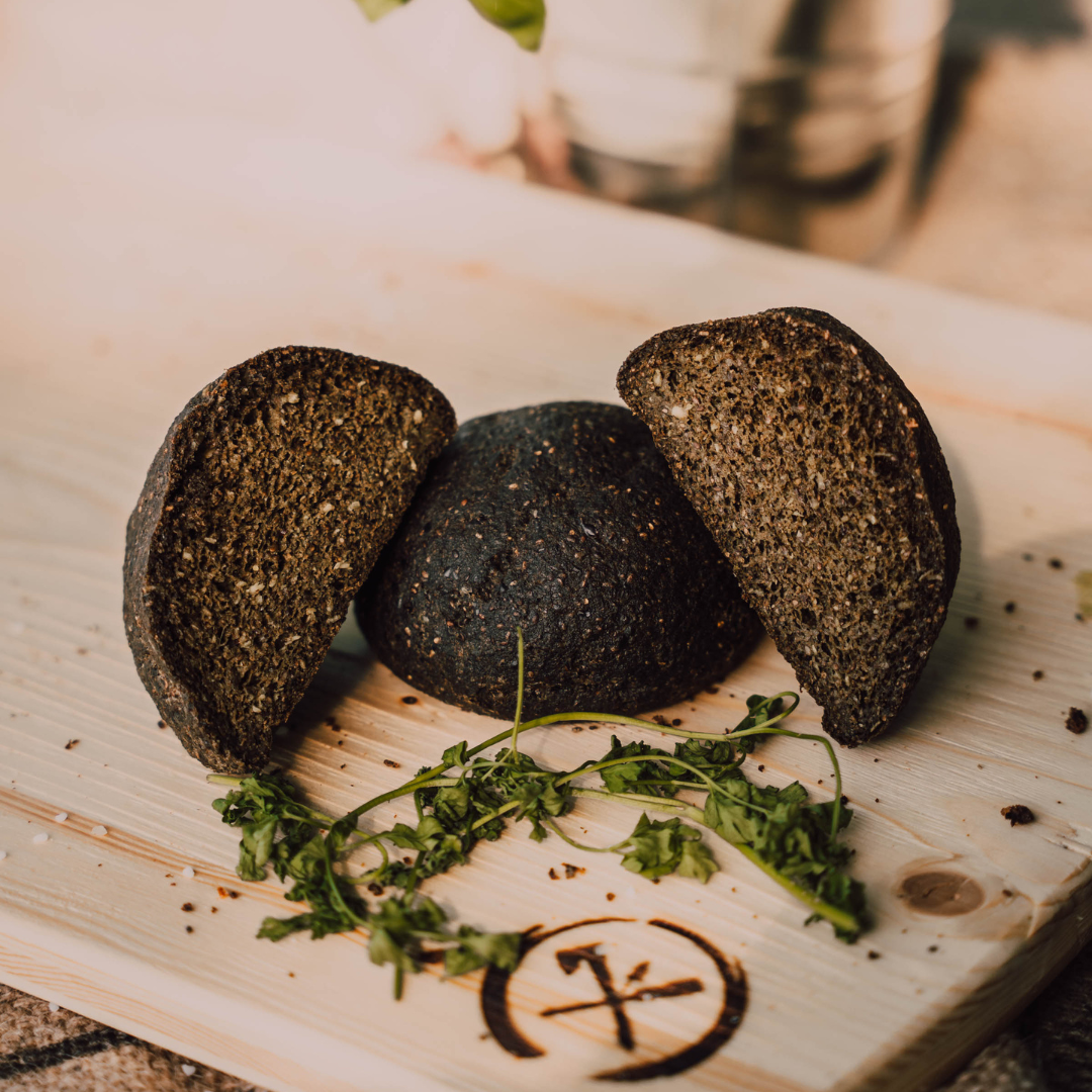 Cocos-Chlorella-Brötchen
